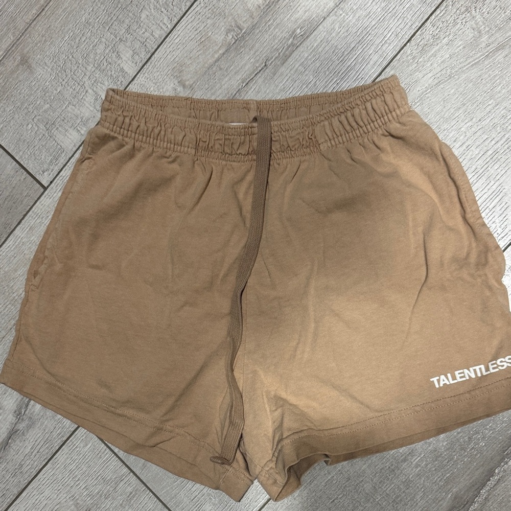 TALENTLESS Tan Casual Shorts